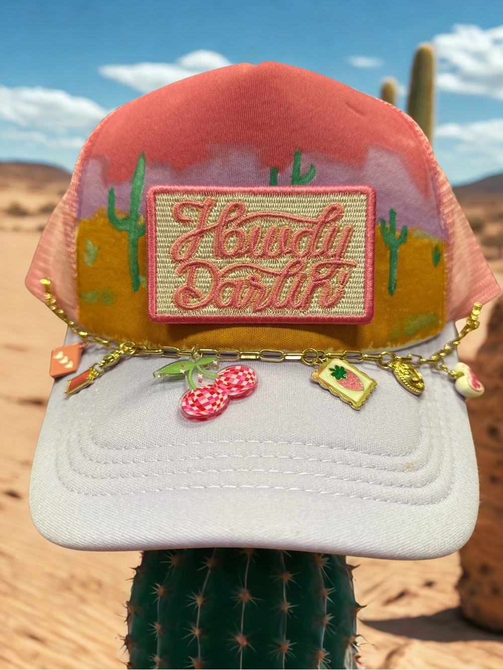 Howdy Darlin Desert Trucker Hat